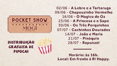 Mogi Shopping promove temporada de teatro infantil