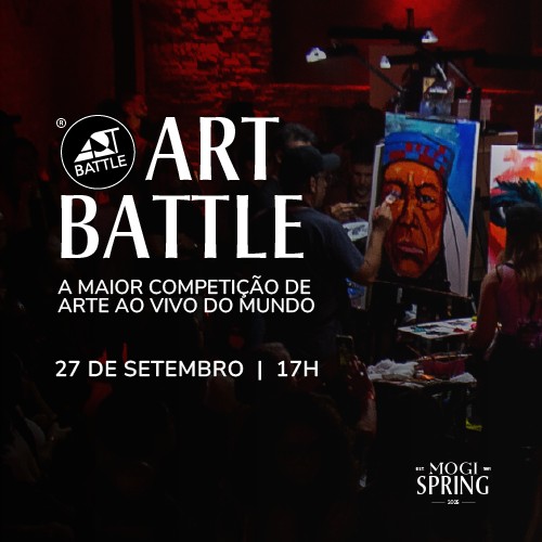 Mogi Shopping recebe pela primeira vez o Art Battle®, fenômeno mundial de pintura ao vivo