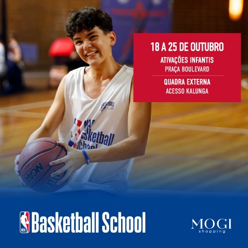 NBA Basketball School chega ao Mogi Shopping com nove dias de experiências gratuitas