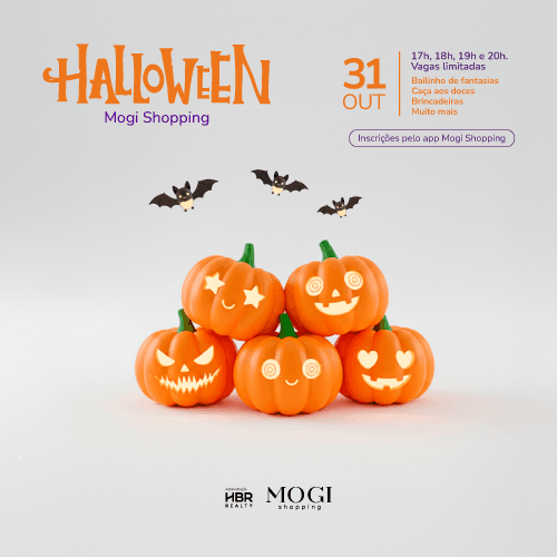 Doçuras, travessuras e muita diversão: Mogi Shopping terá Bailinho de Halloween nesta sexta-feira (31)