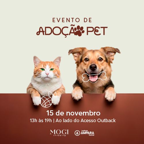 Evento de Adoção Pet em Parceria com Ampara Animal