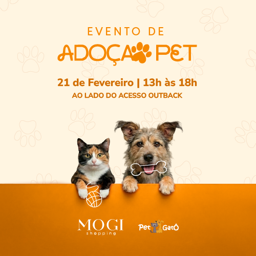 Evento Pet em Parceria com Pet Gatô – Encontre seu Novo Amigo!