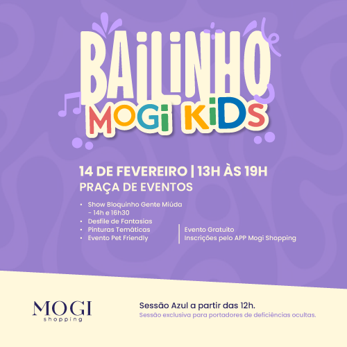 Bailinho Mogi Kids: Carnaval para toda a família!