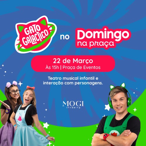 Gato Galáctico no Mogi Shopping!