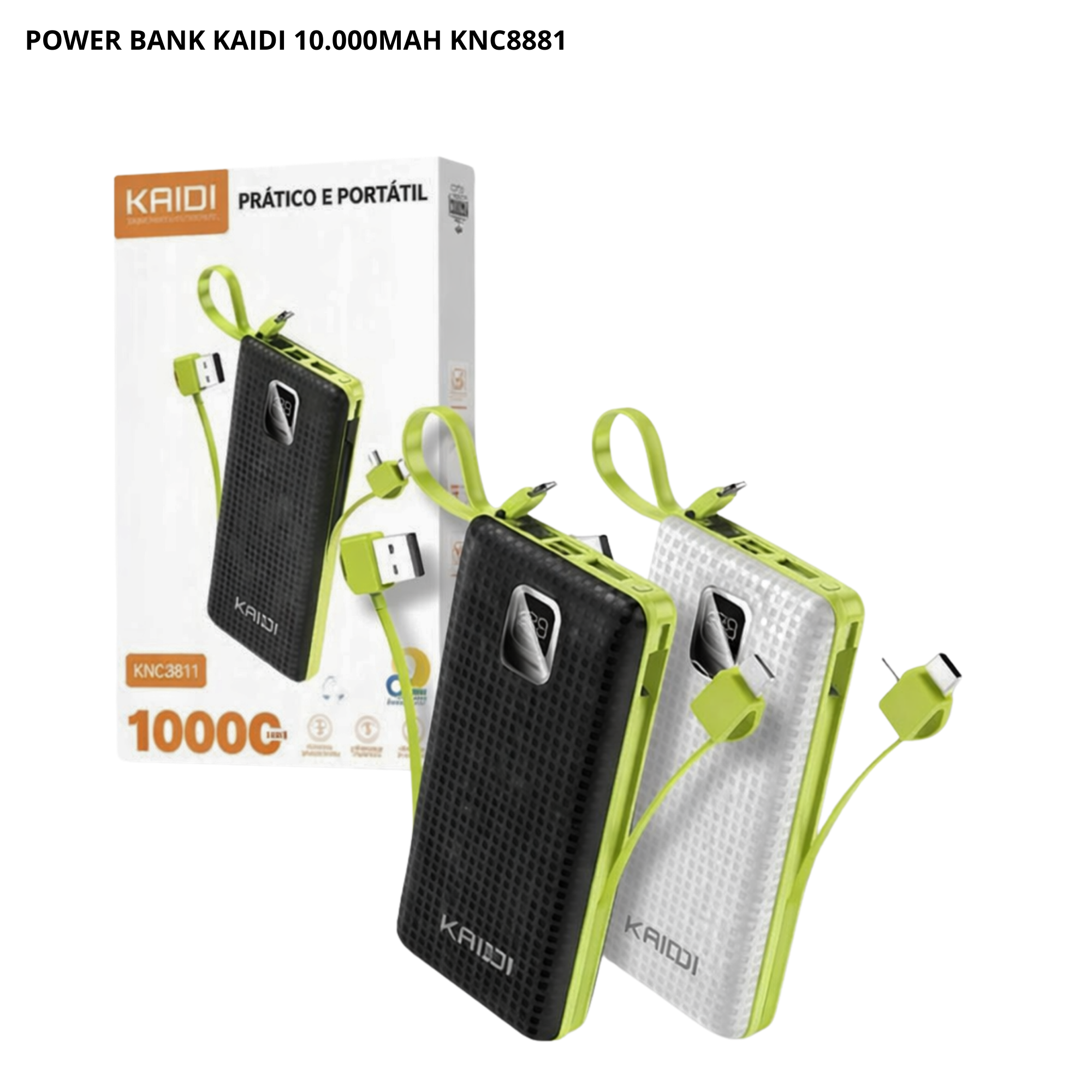 Powerbank Kadi KNC 8881 10.000 Mah