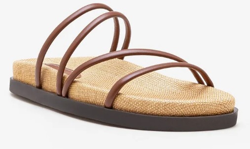 Papete feminina Iris Palha