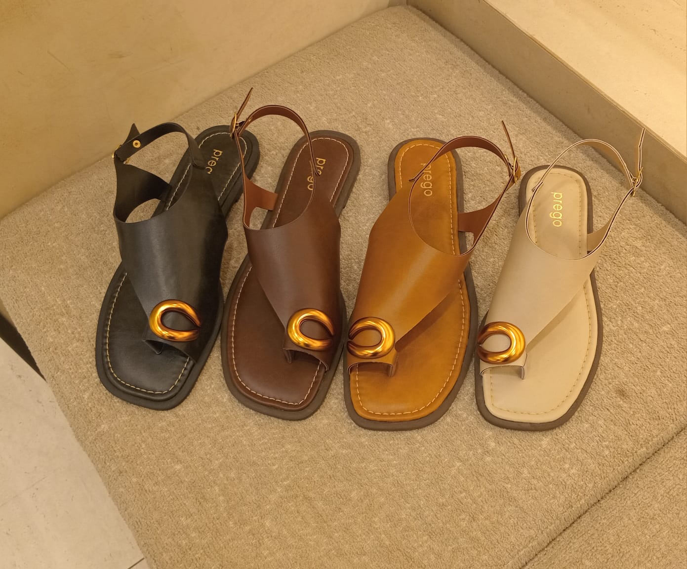 Rasteira Sandalia fecha dedo anel