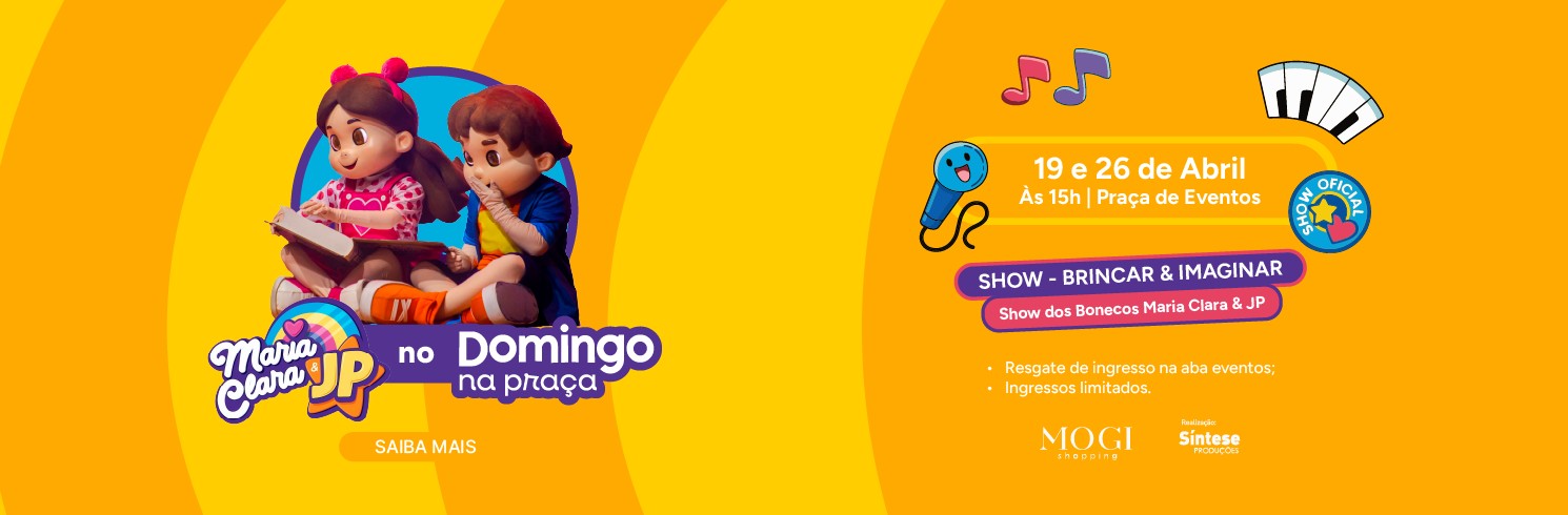 Domingo na Praça Maria Clara e JP