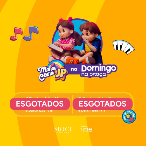 Domingo na Praça e Bonecos Maria Clara e JP