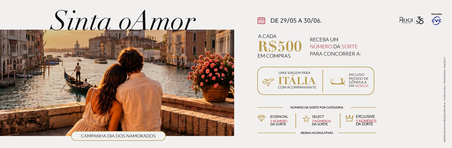 Sinta o Amor – Campanha de Namorados