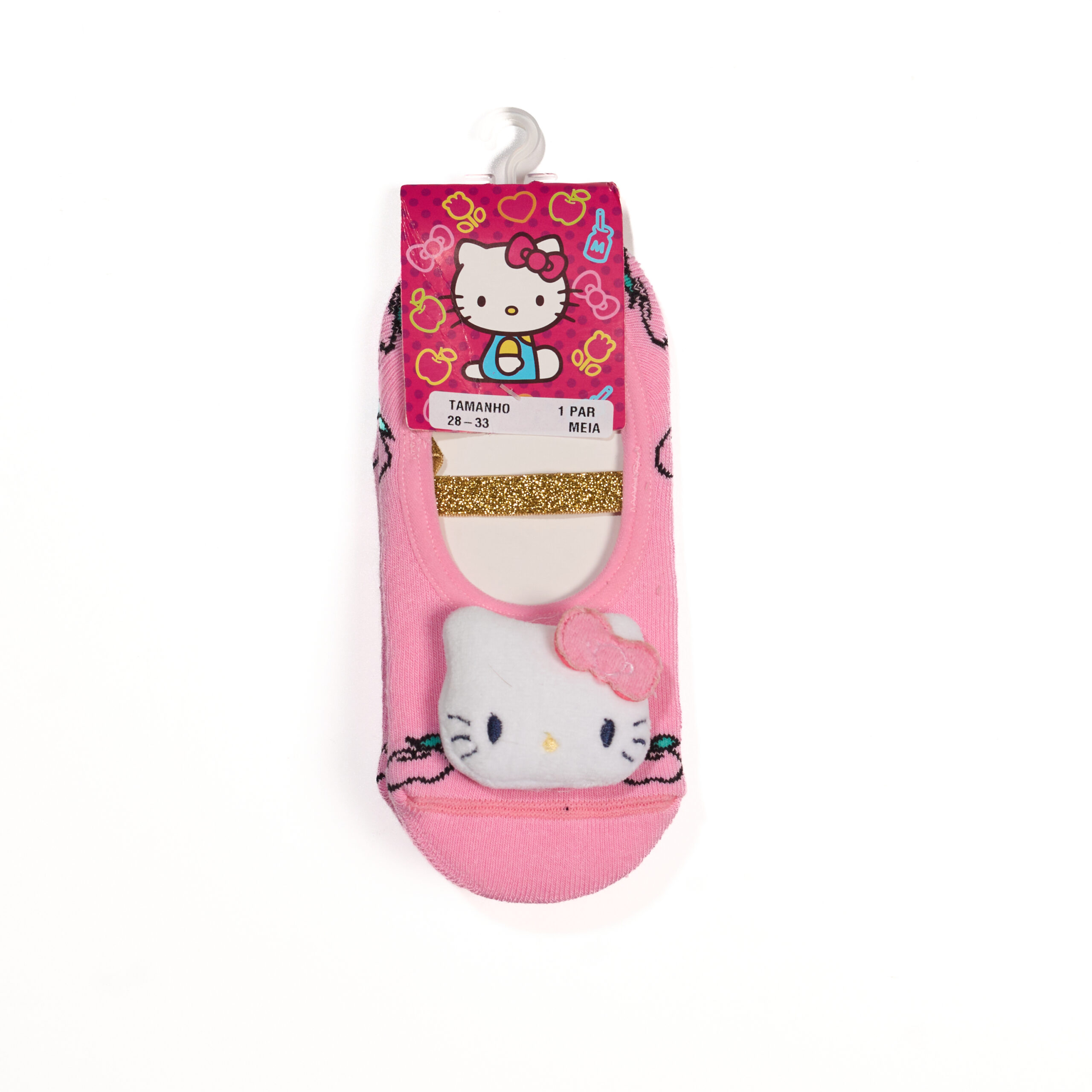 Meia Sapatilha Hello Kitty