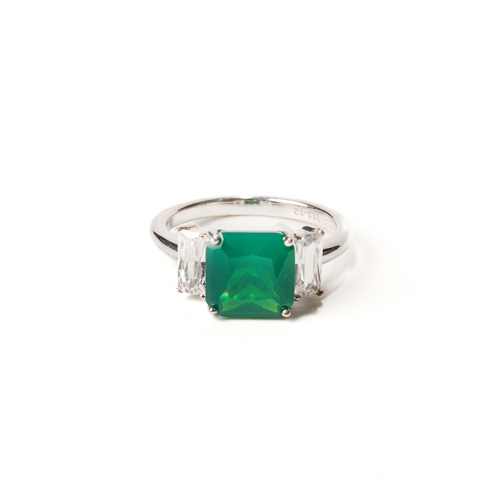 Anel Zircônia Verde