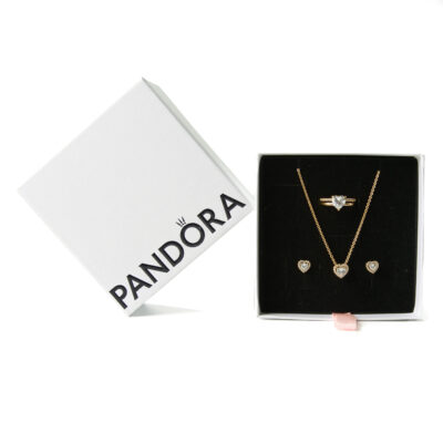 Conjunto Dourado Coração