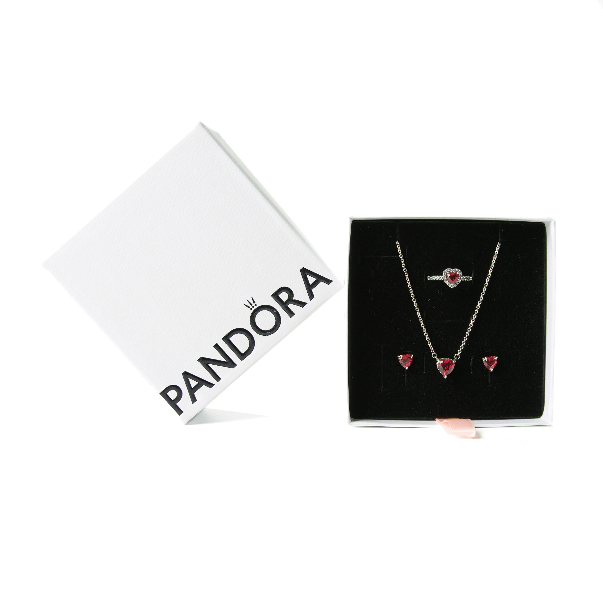 Conjunto Coração Elevado Vermelho