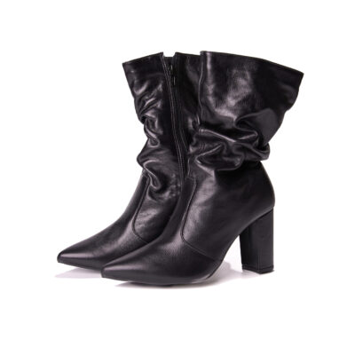 Bota Couro Cano Médio
