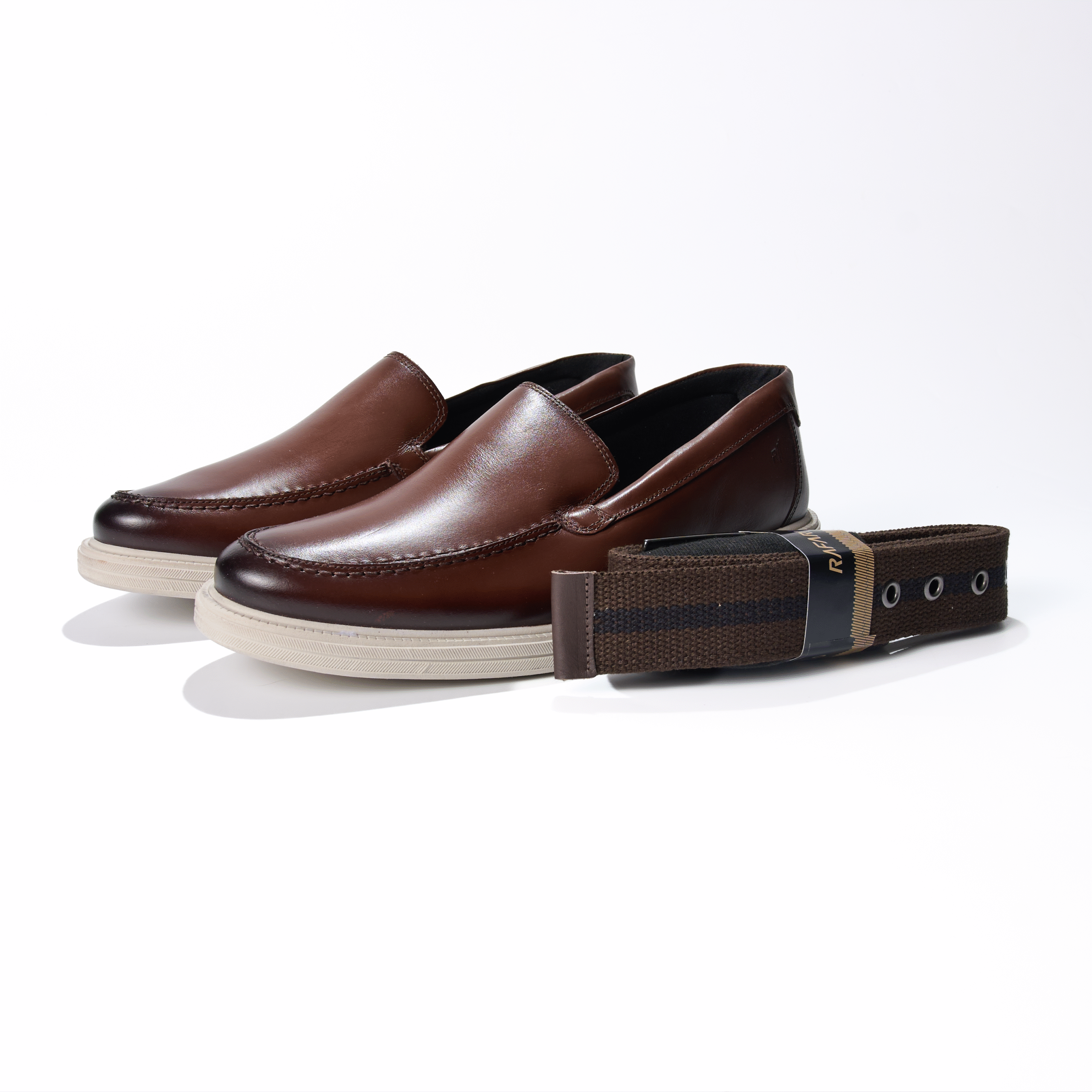 Sapato Rafarillo + Kit cm Meia/Cinto e Calçadeira